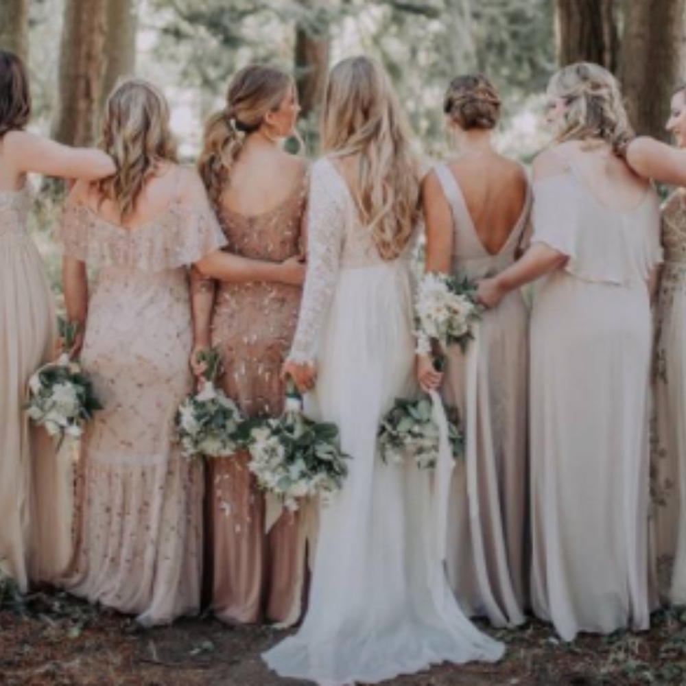 Blush Adrianna Papell Dress - Picture 4 of 7